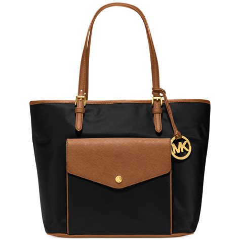 michael kors jet set multifunction tote black|michael kors designer tote jetset.